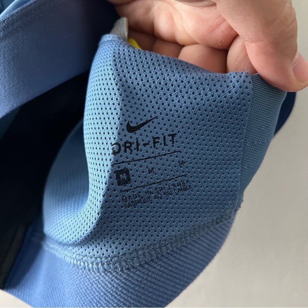 Nike Light Blue Front Zip Indy Sports Bra Size Medium - Picture 7 of 8